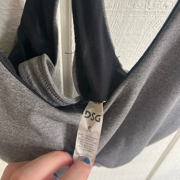 DSG Gray Sports Bra Moisture-Wicking Intimates - Picture 3 of 3